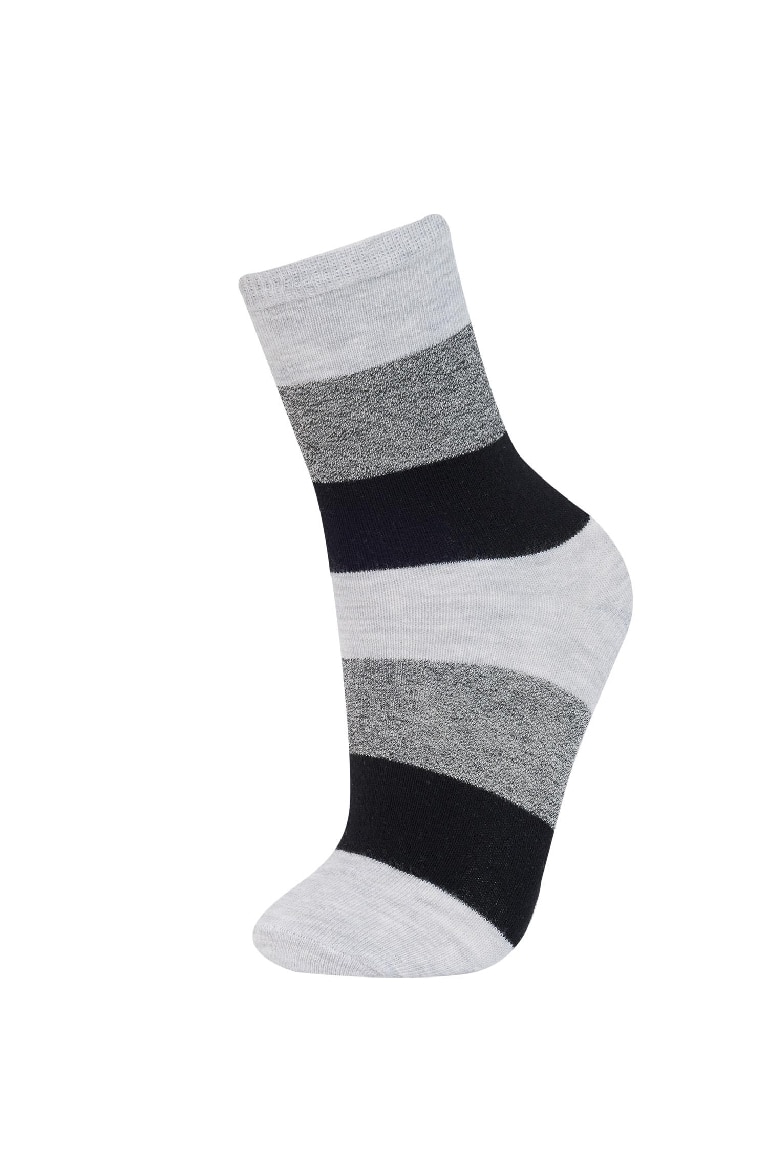 Boy 5 Piece Cotton Long Socks