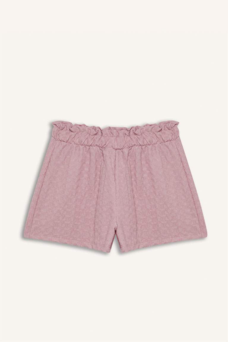 Short à taille élastique pour fille