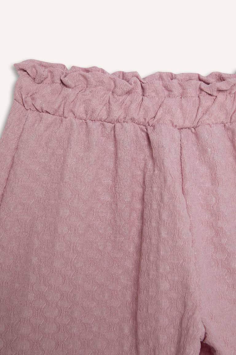 Short à taille élastique pour fille