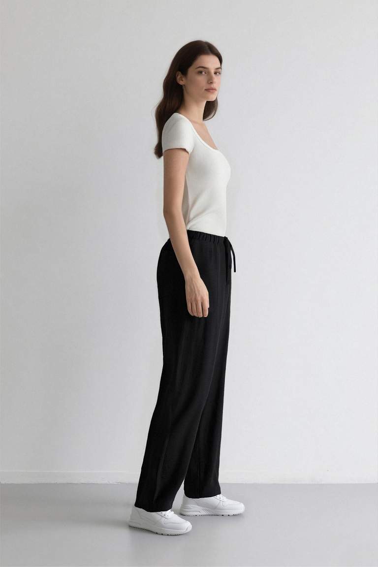 Harem Basic Düz Paça Pantolon