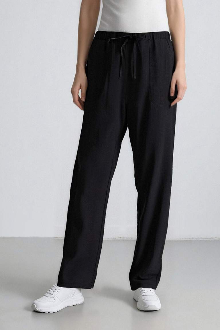 Harem Basic Düz Paça Pantolon