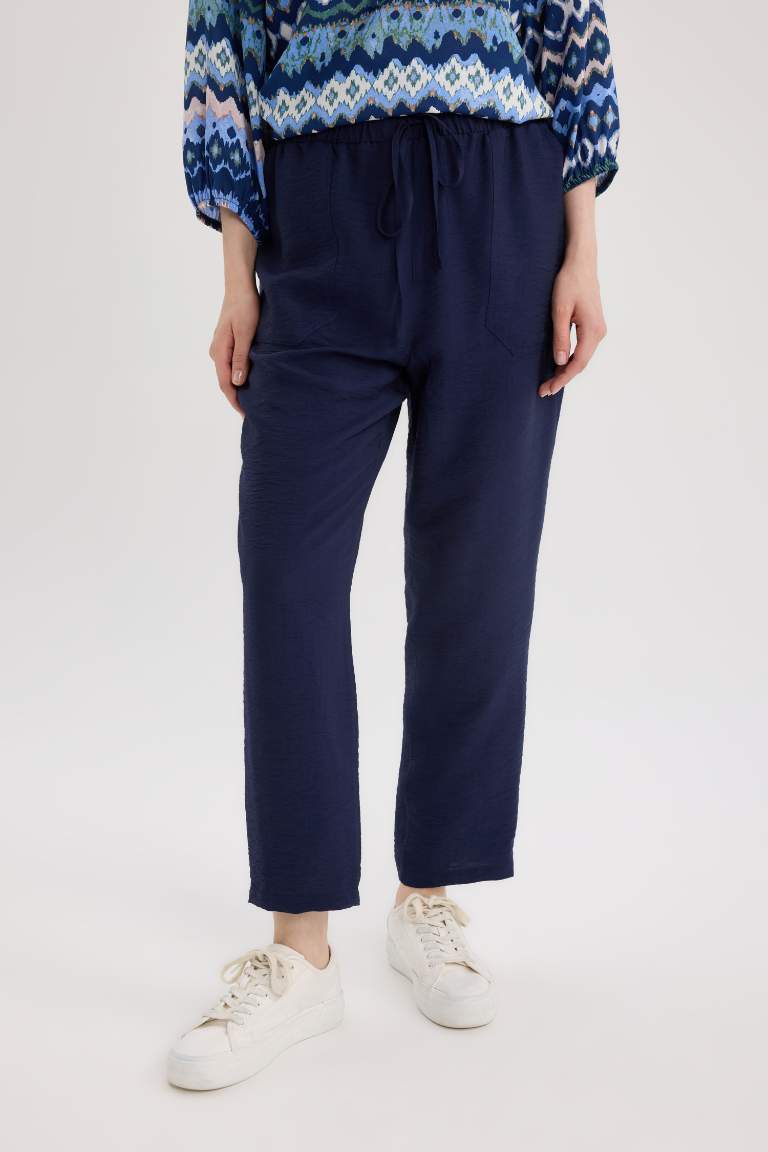 Harem Regular Hem Trousers