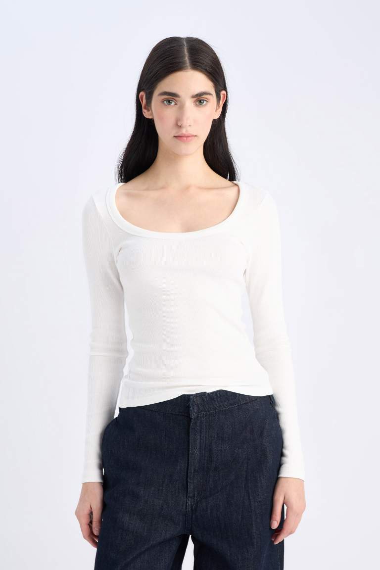 Slim Fit Basic Ribbed Camisole T-Shirt