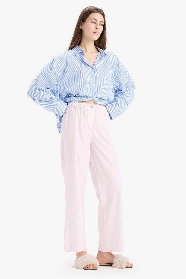 Pantalon de pyjama long en popeline de Fall in Love