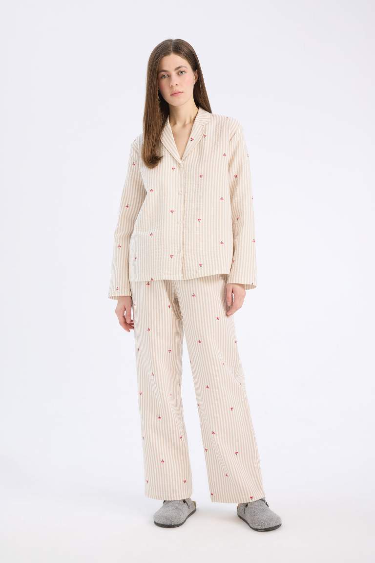 Fall in Love Long Muslin Pajama Bottoms