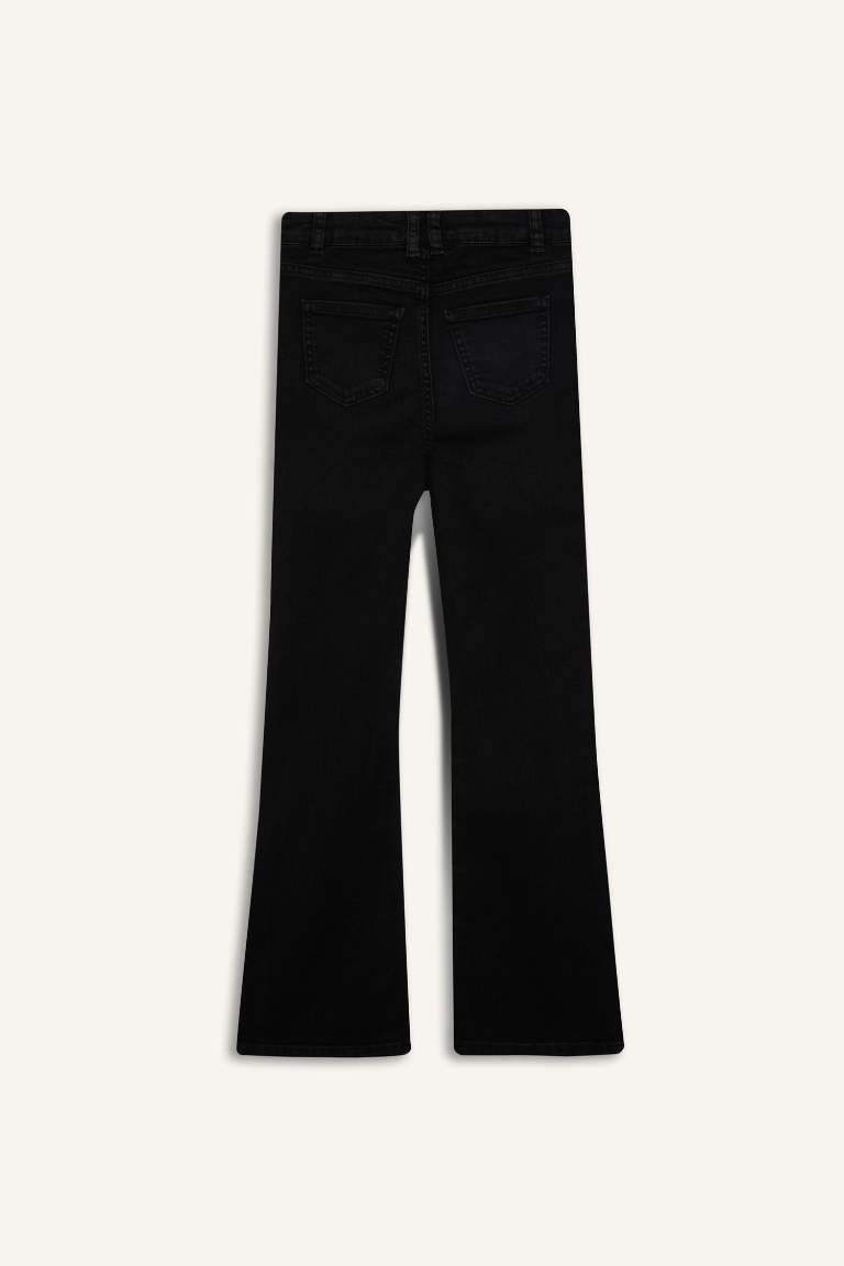 Kız Çocuk Flare Fit İspanyol Paça Jean Pantolon