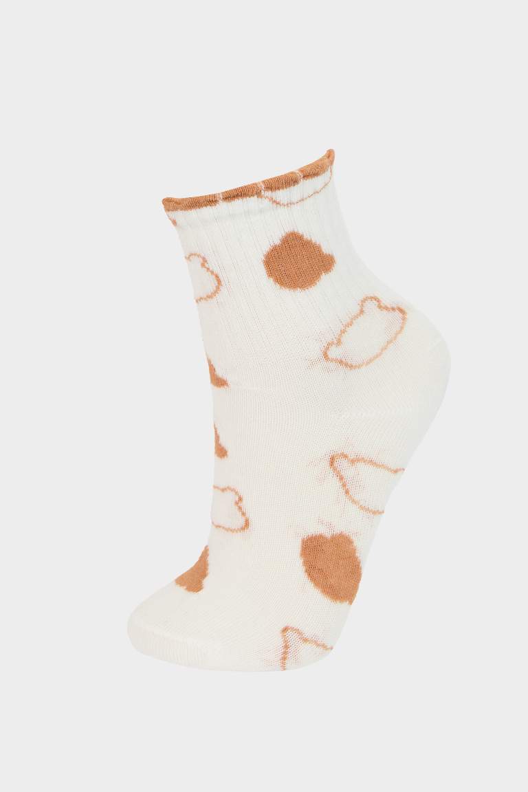 Chaussettes Longues Coton Ours 3 Fille