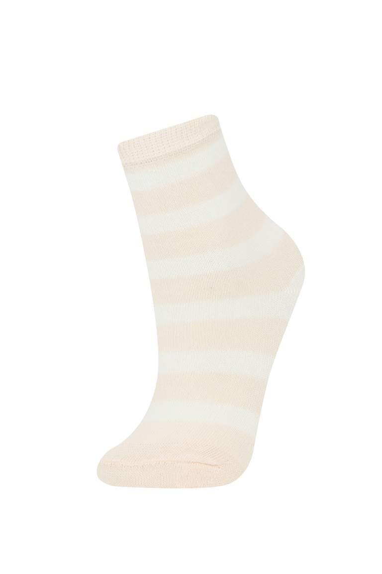 Girl 5 Piece Cotton Long Socks