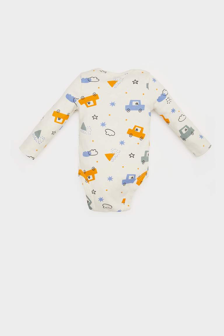 Baby Boy 2 piece Long Sleeve Long Sleeve Snap Body