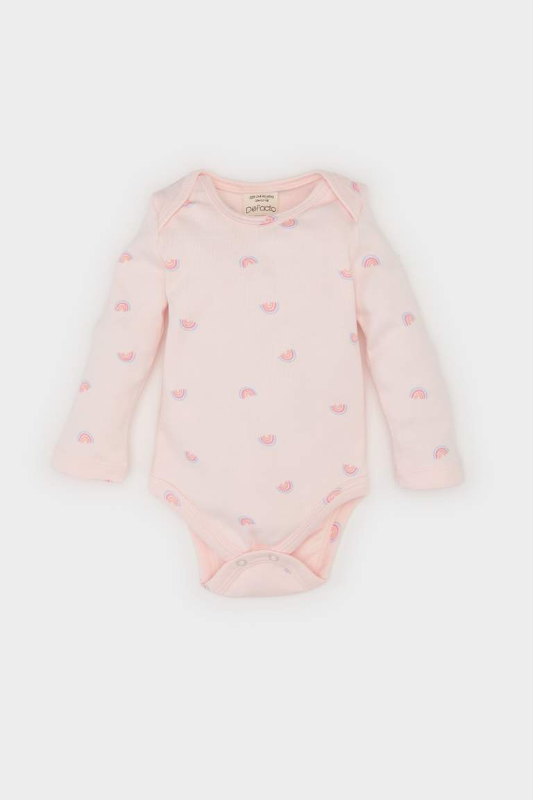 Baby Girl Long Sleeve Snap Body