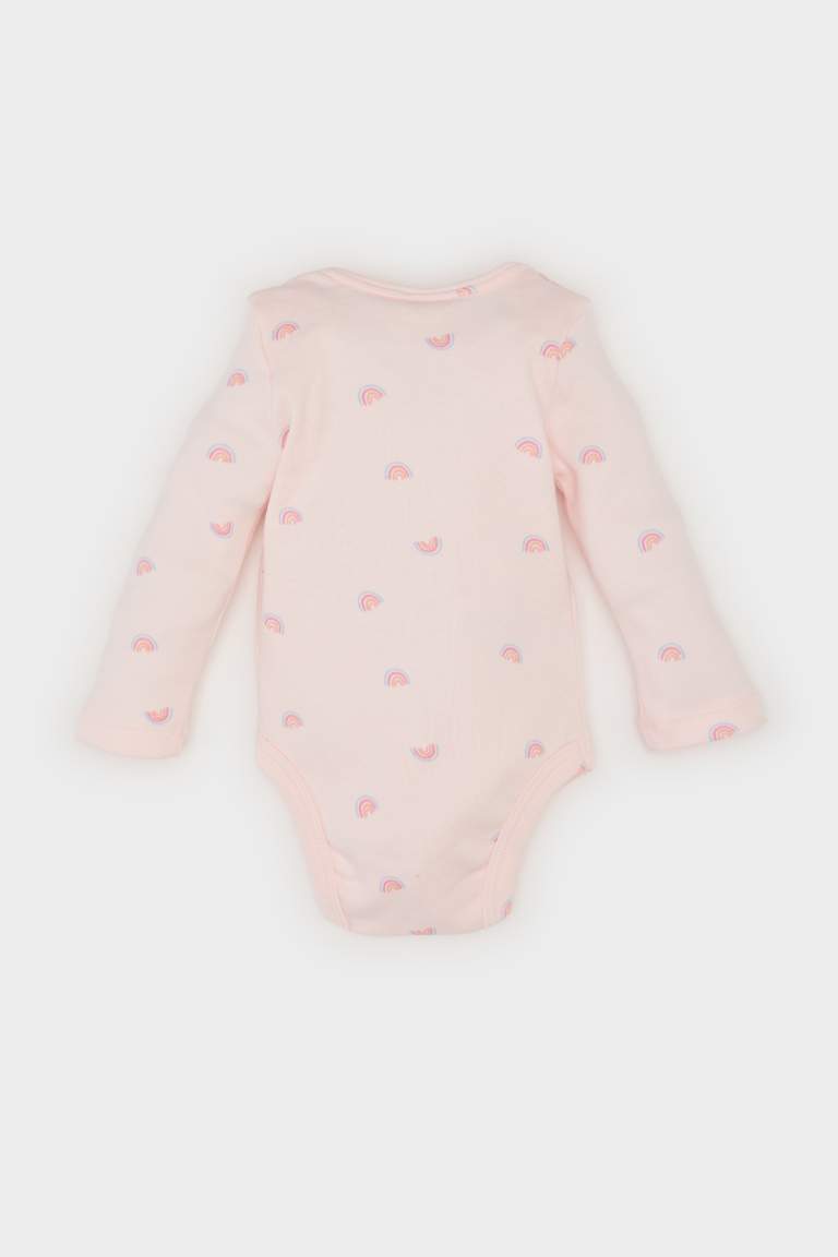 Baby Girl Long Sleeve Snap Body