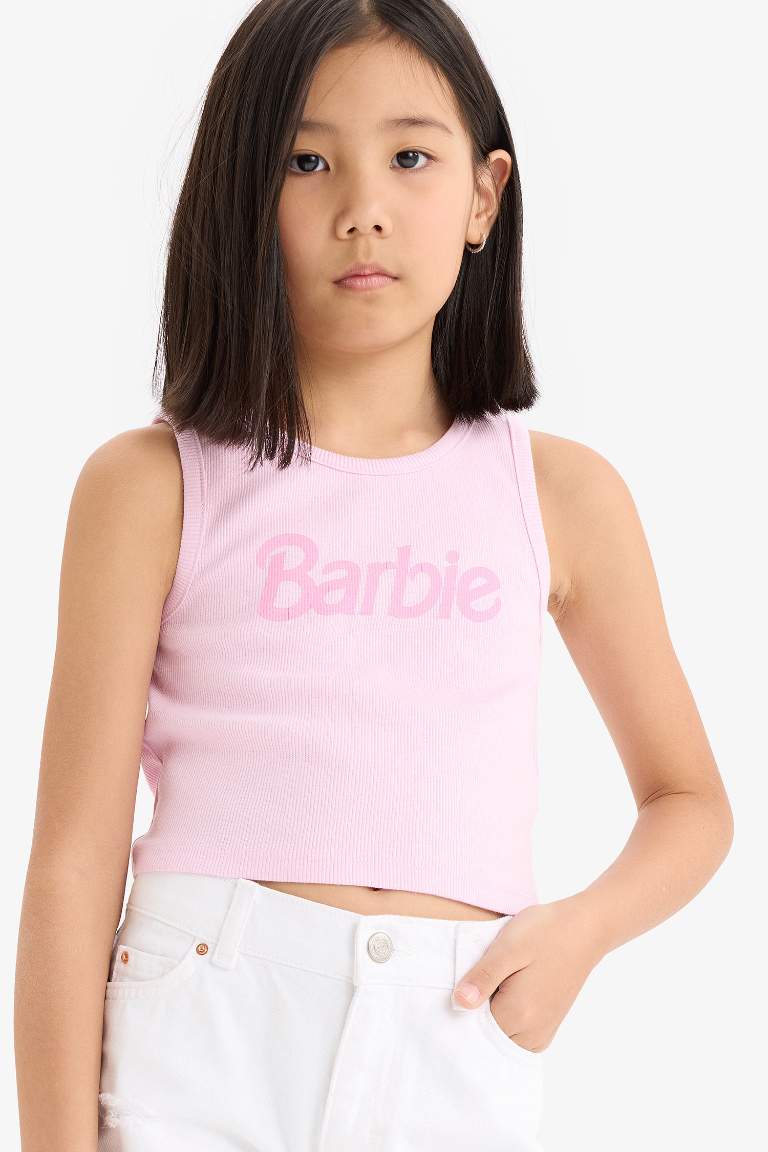 Girl Slim Fit Barbie Licensed Camisole Tank Top