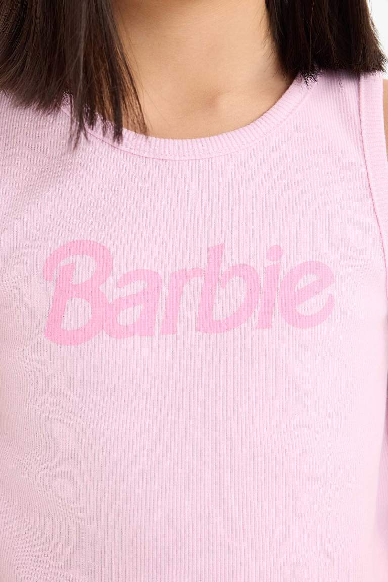 Girl Slim Fit Barbie Licensed Camisole Tank Top