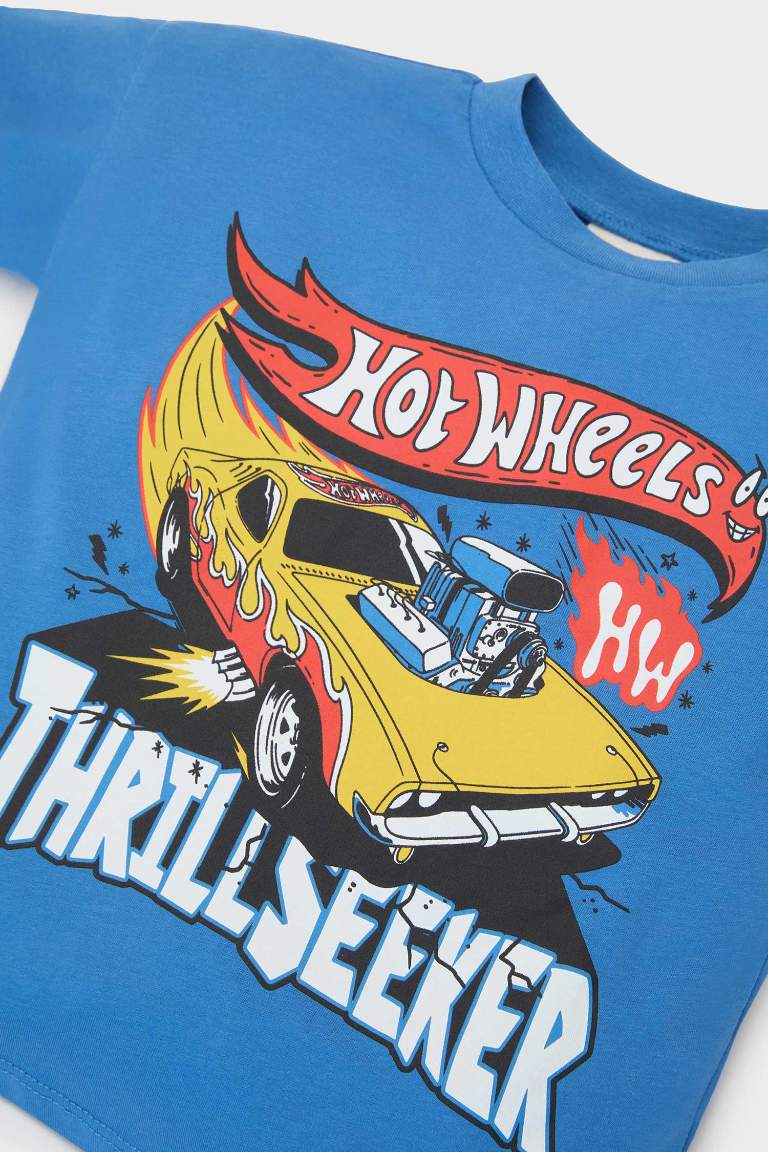 2 piece Regular Fit Crew Neck Hot Wheels Licensed Set