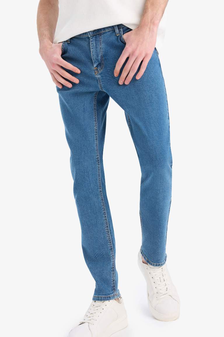 Sergio Regular Fit Super Skinny Hem Jeans