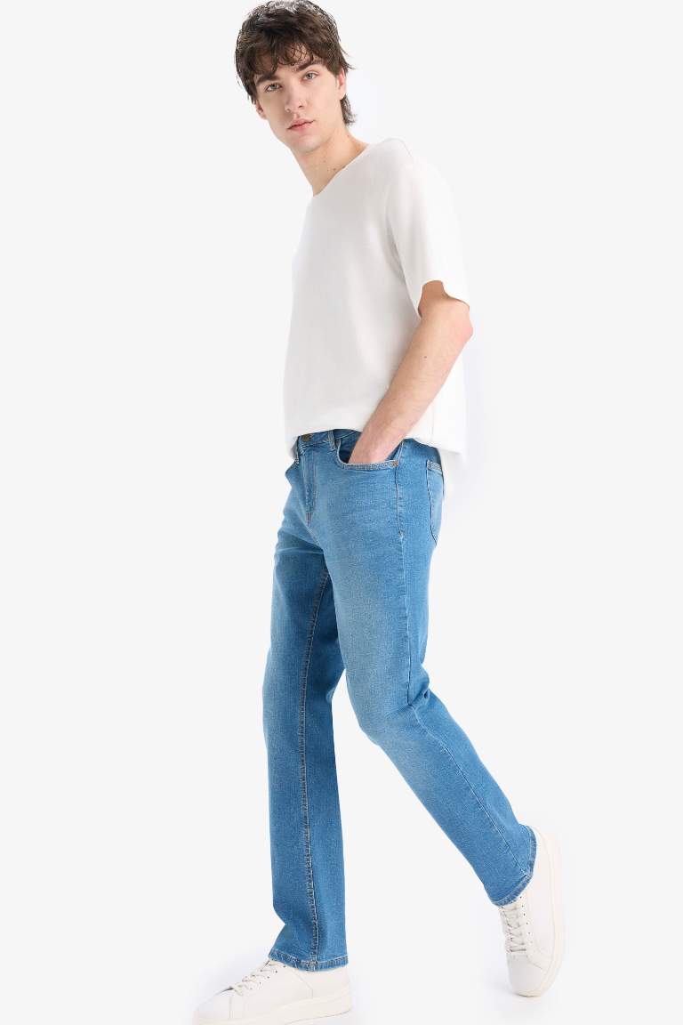 Sergio Regular Fit Super Skinny Hem Jeans