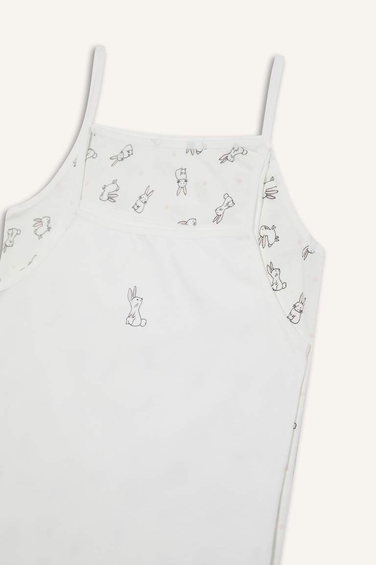 Girl 2 piece Regular Fit Animal Tank Top