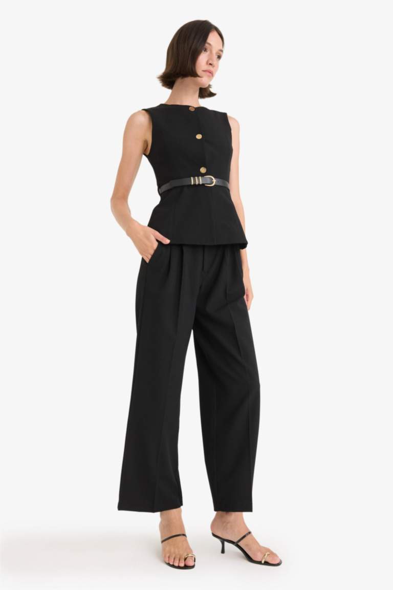 Wide Leg Normal Bel Pantolon