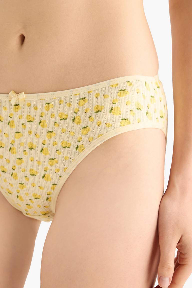 Desenli 3'lü Brief Külot-Fall in Love