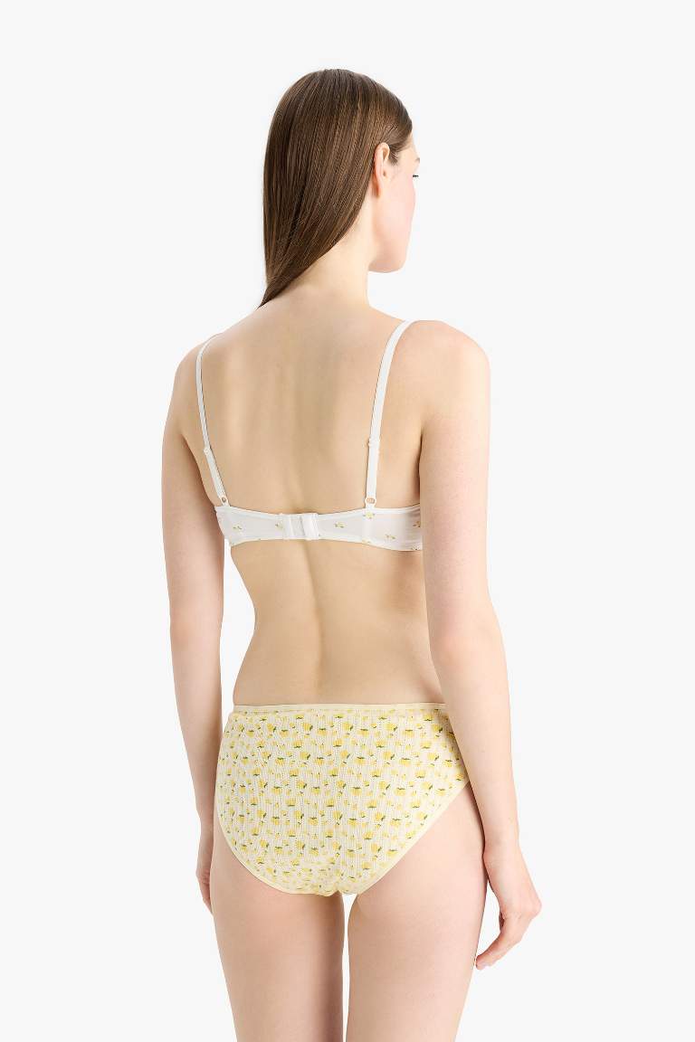 Desenli 3'lü Brief Külot-Fall in Love