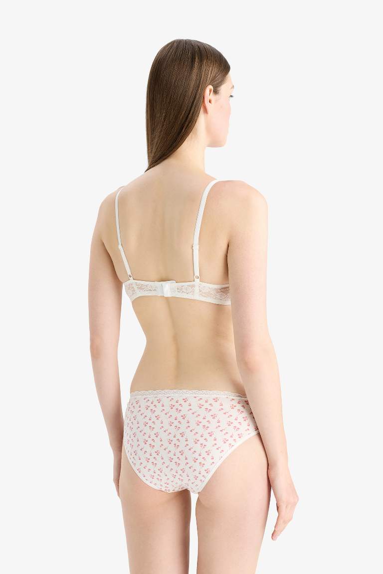 Dantel Detaylı 3'lü Brief Külot-Fall in Love