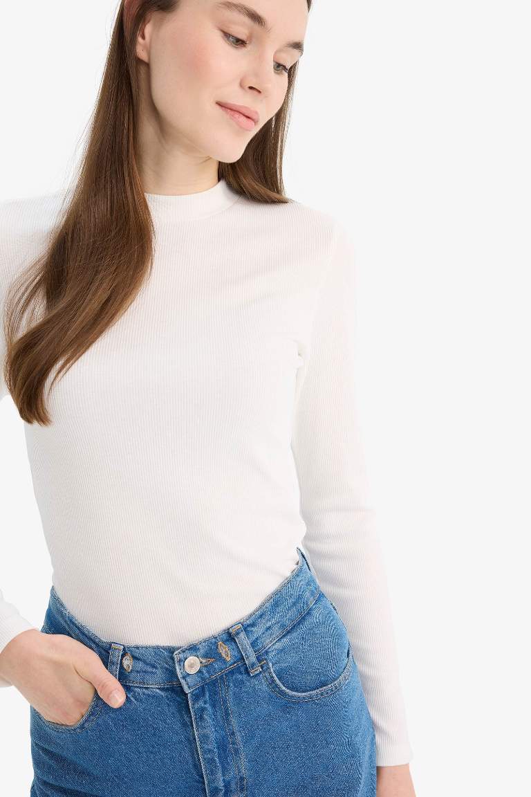 Camisole Half Turtleneck Long Sleeve Tunic