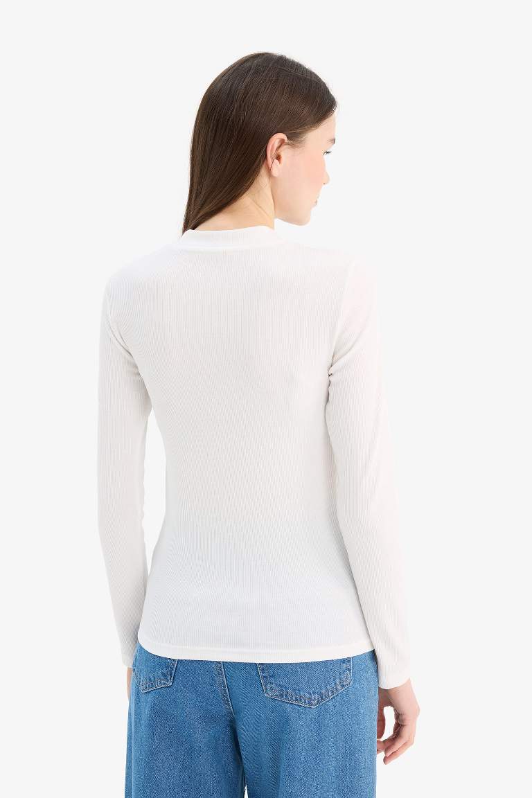 Camisole Half Turtleneck Long Sleeve Tunic