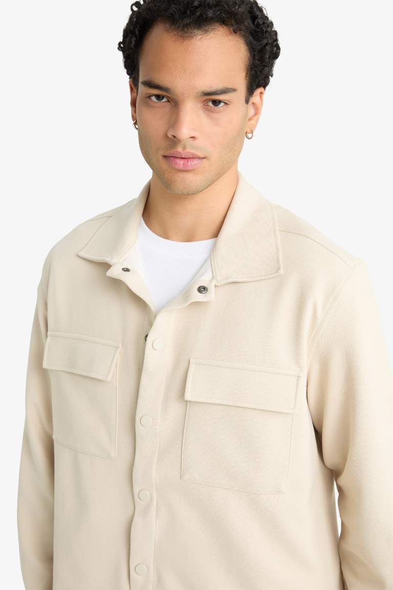 Regular Fit Twill Uzun Kollu Gömlek