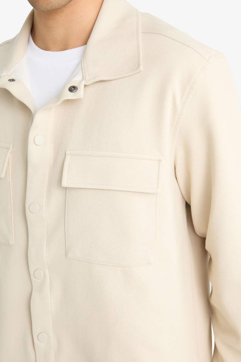 Regular Fit Twill Uzun Kollu Gömlek