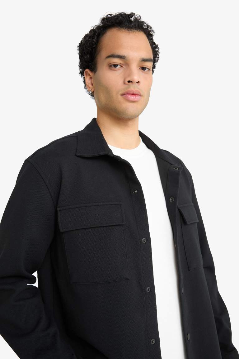 Regular Fit Twill Uzun Kollu Gömlek