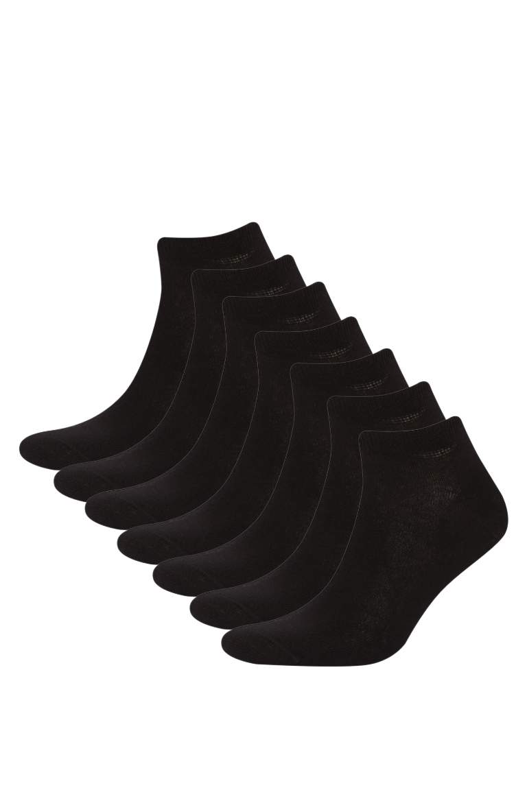 Man 7 Piece Cotton Ankle Socks