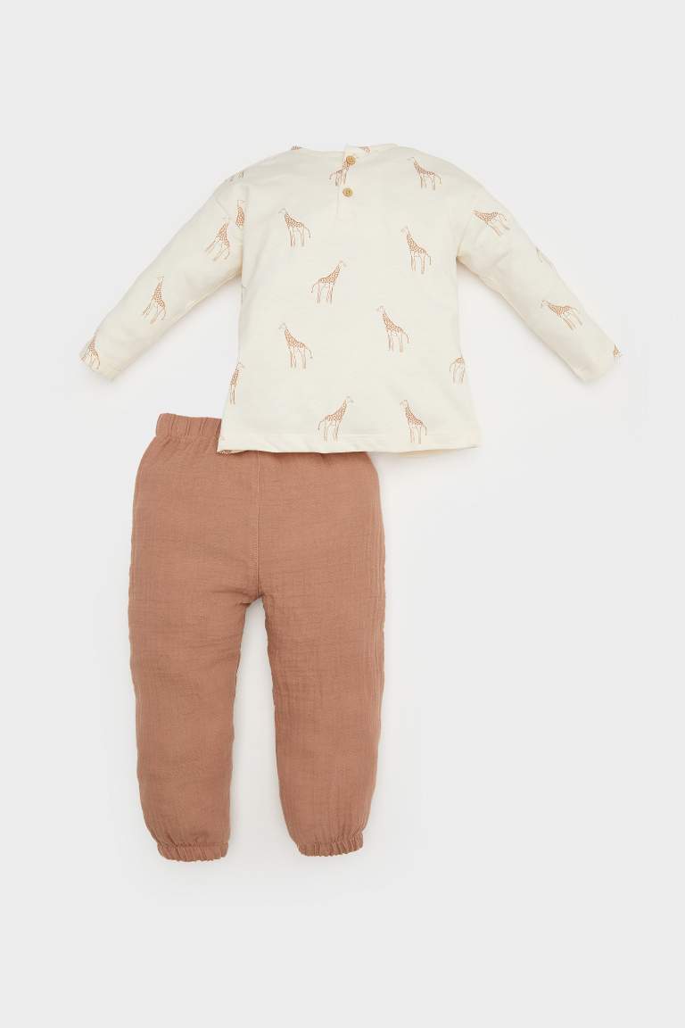 Baby Boy Long Sleeve Top Trousers 2 Piece Set