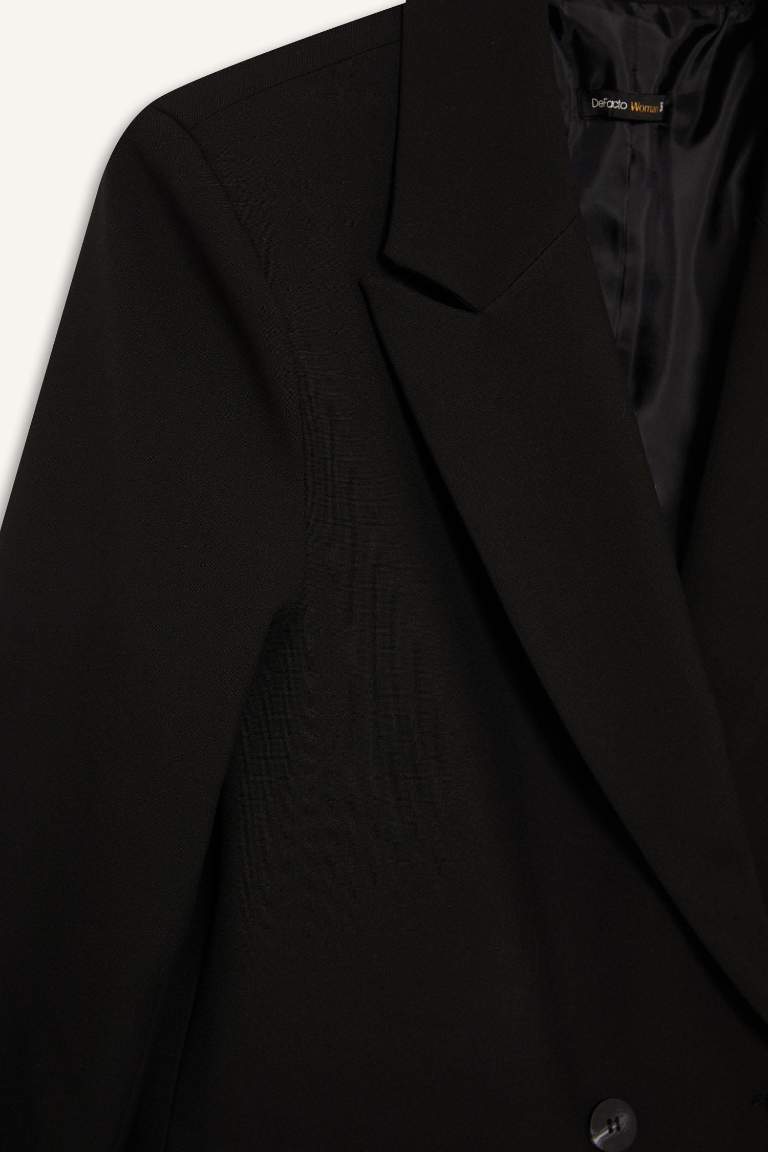 Oversize Geniş Kalıp Ceket Yaka Blazer Ceket