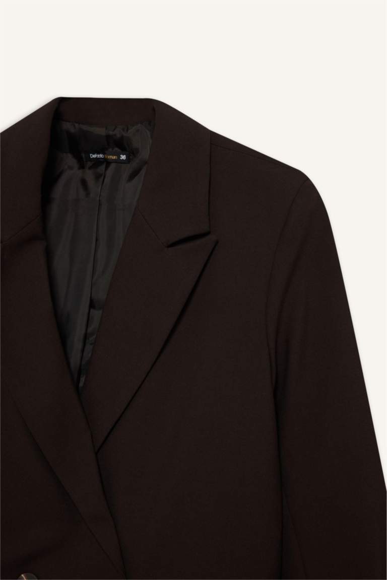 Oversize Geniş Kalıp Ceket Yaka Blazer Ceket