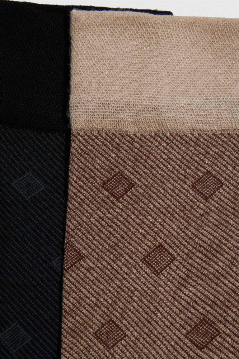 Man Seamless 2 Piece Cotton Premium Long Socks