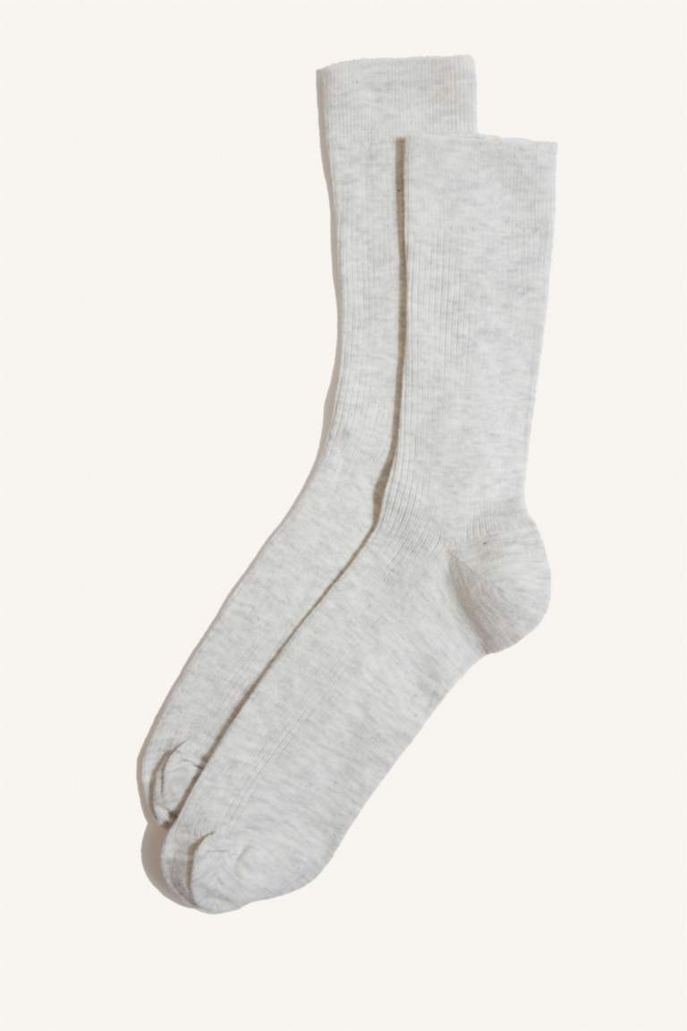 Man Comfortable Elastic 5 Piece Cotton Long Socks