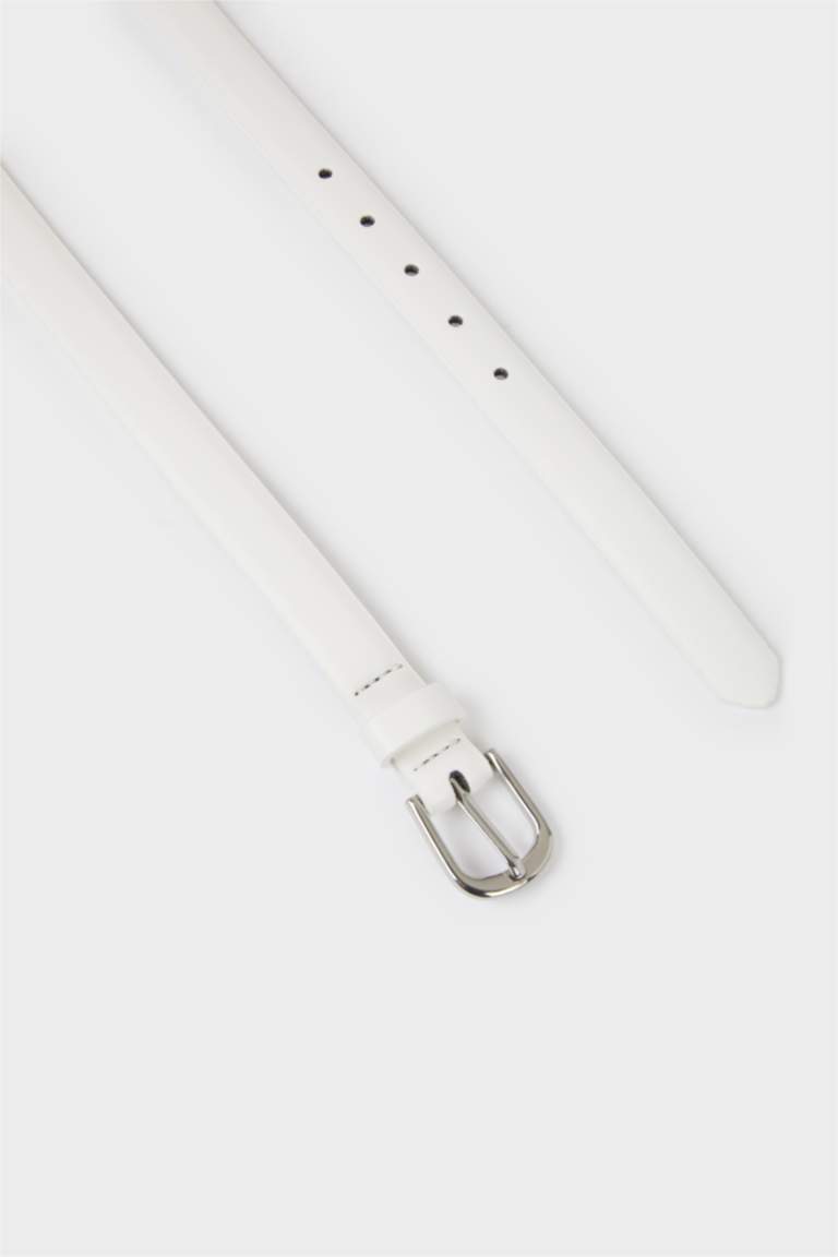 Woman Faux Leather 3 Piece Belt