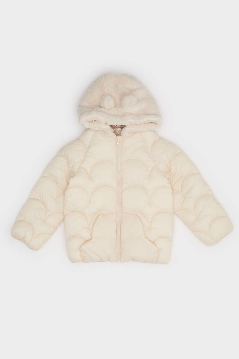 Ветровка для девочек - водонепроницаемая куртка с капюшоном и молнией в стиле капитоне