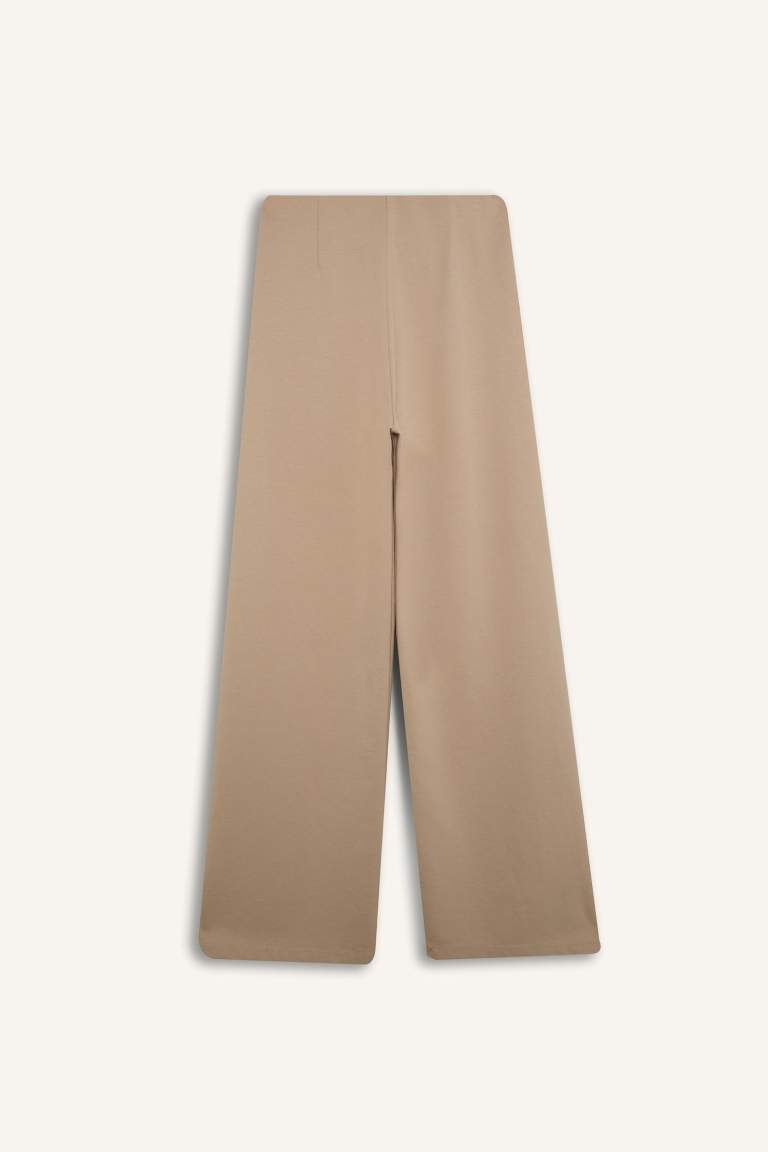 Standard Length Basic Wide Leg Sweatpants