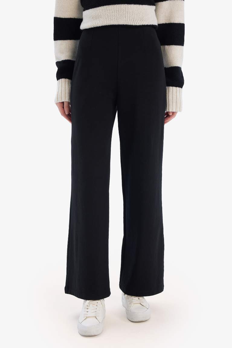 Standard Length Basic Wide Leg Sweatpants