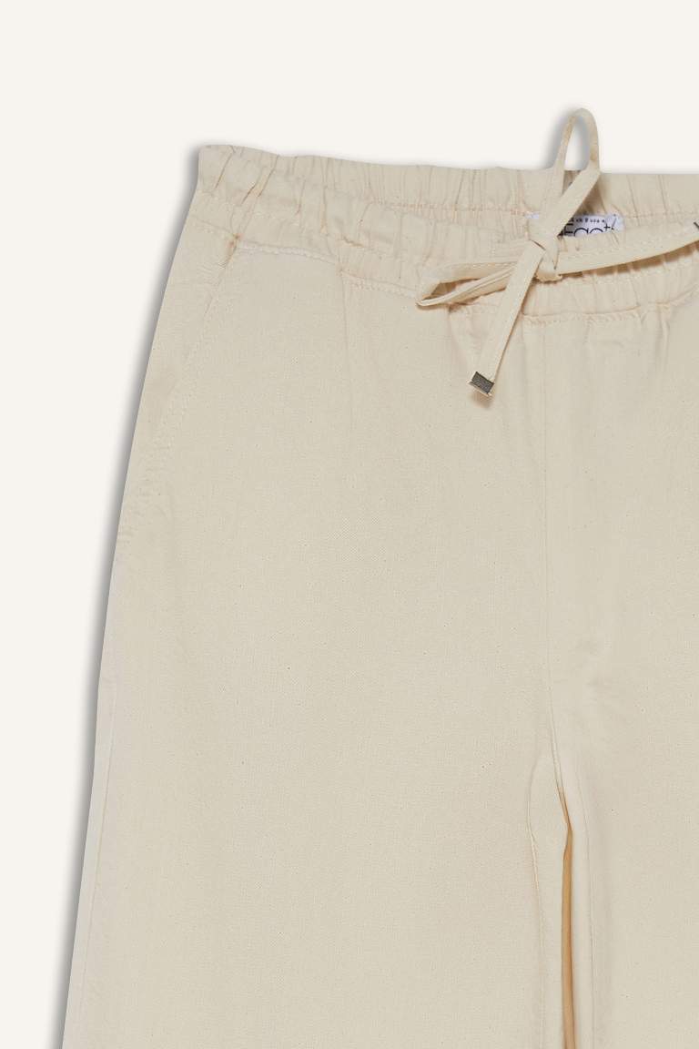 Beli Lastikli Uzun Jean Pantolon