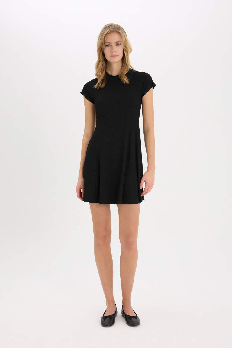 Crew Neck Camisole Mini Dress