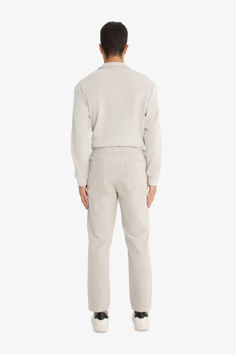 Relax Fit Düz Paça Pantolon
