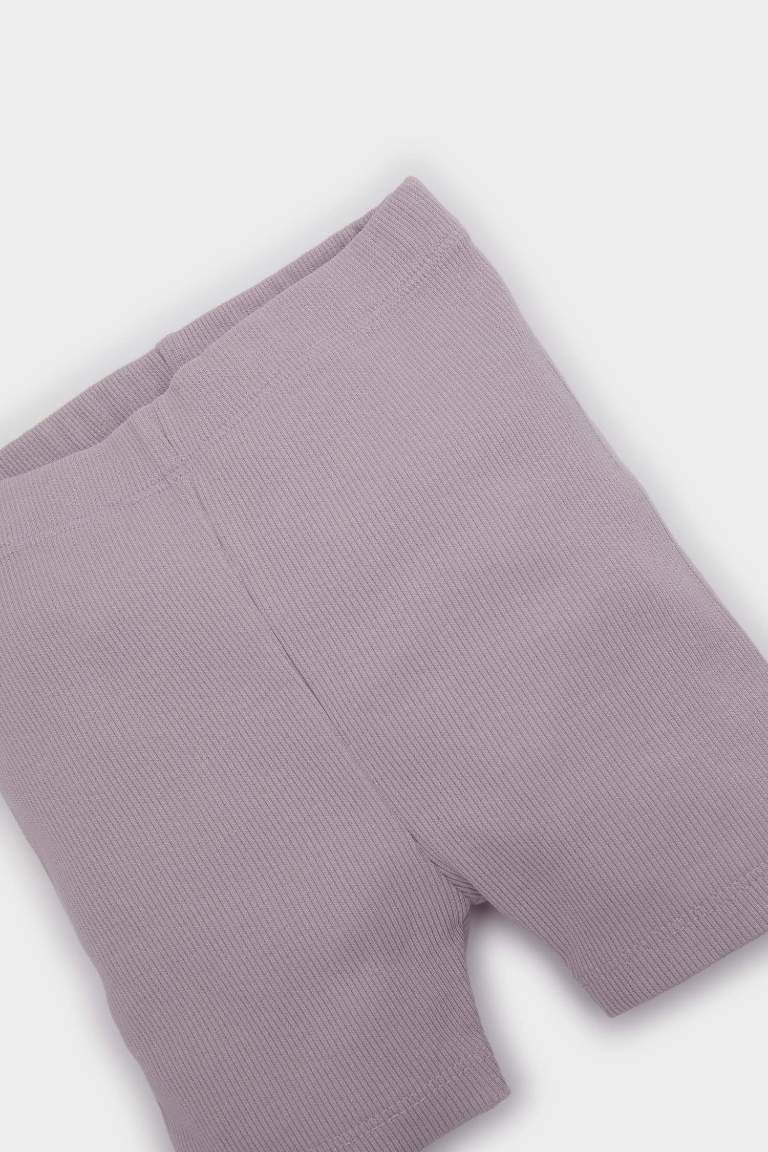 Baby Girl Rainbow Printed Snap Body Shorts 2 Piece Set