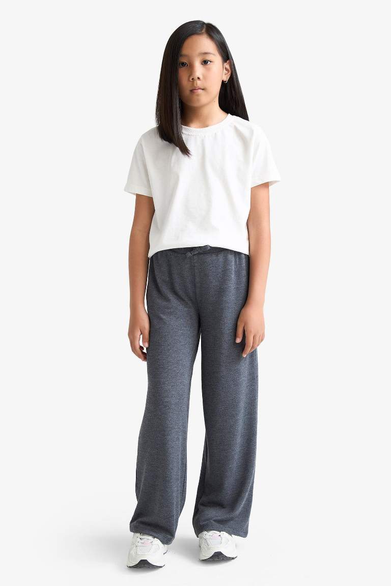 Kız Çocuk Wide Leg Geniş Paça Pantolon