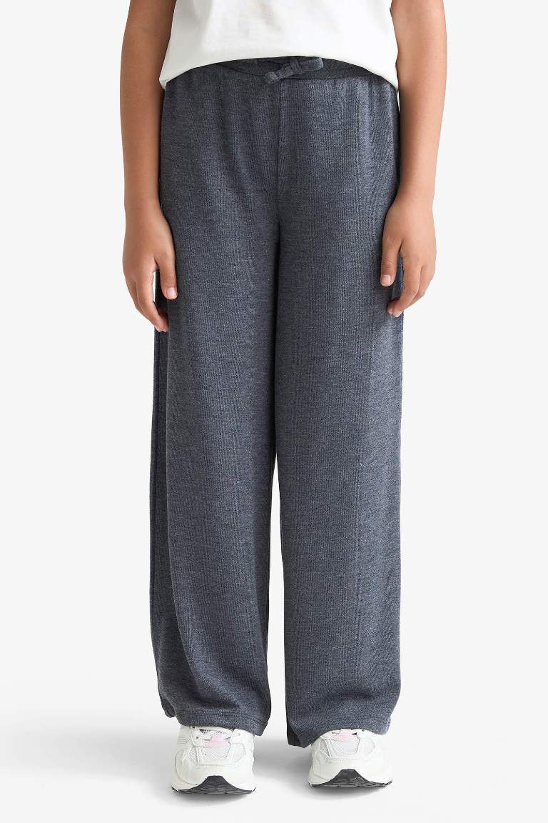 Kız Çocuk Wide Leg Geniş Paça Pantolon