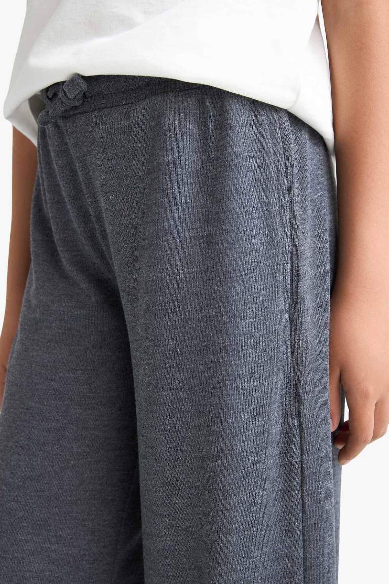 Kız Çocuk Wide Leg Geniş Paça Pantolon