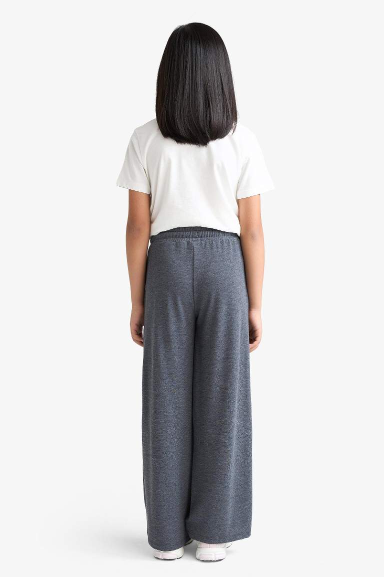Kız Çocuk Wide Leg Geniş Paça Pantolon