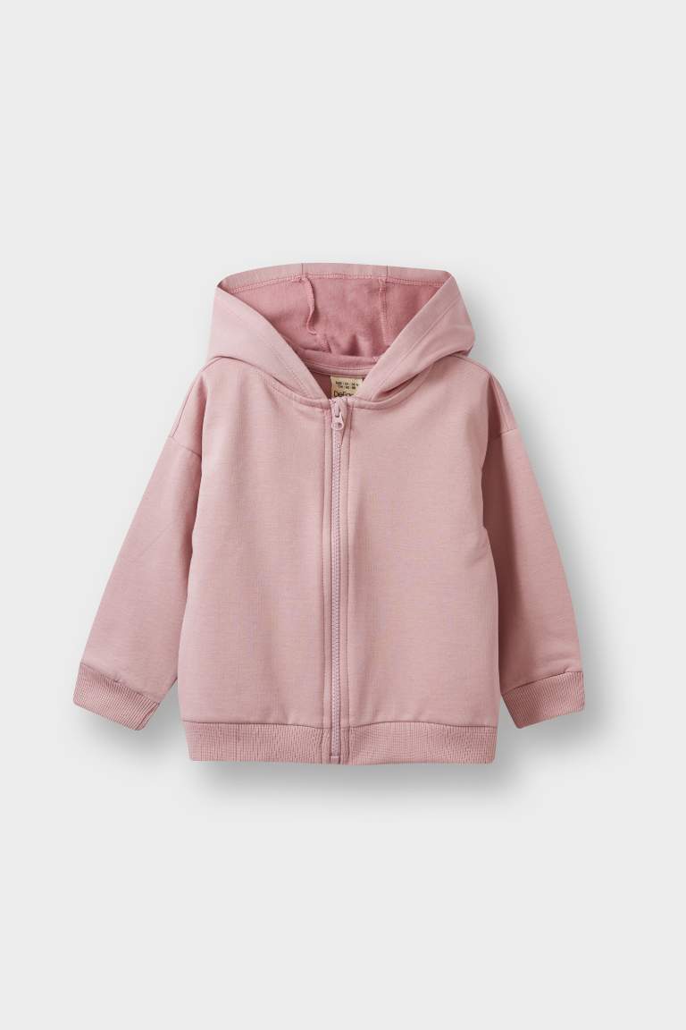 Regular Fit Hooded Cardigan