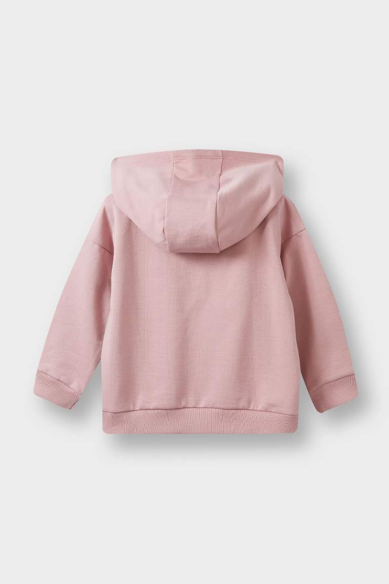 Regular Fit Hooded Cardigan
